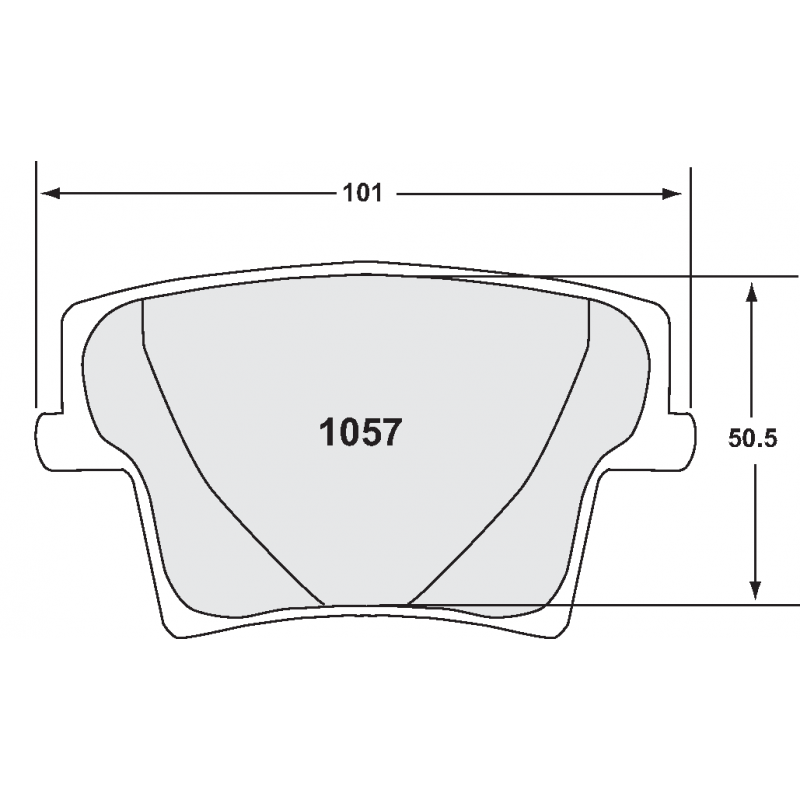 Street brake pads - Chrysler / Dodge
rear pads